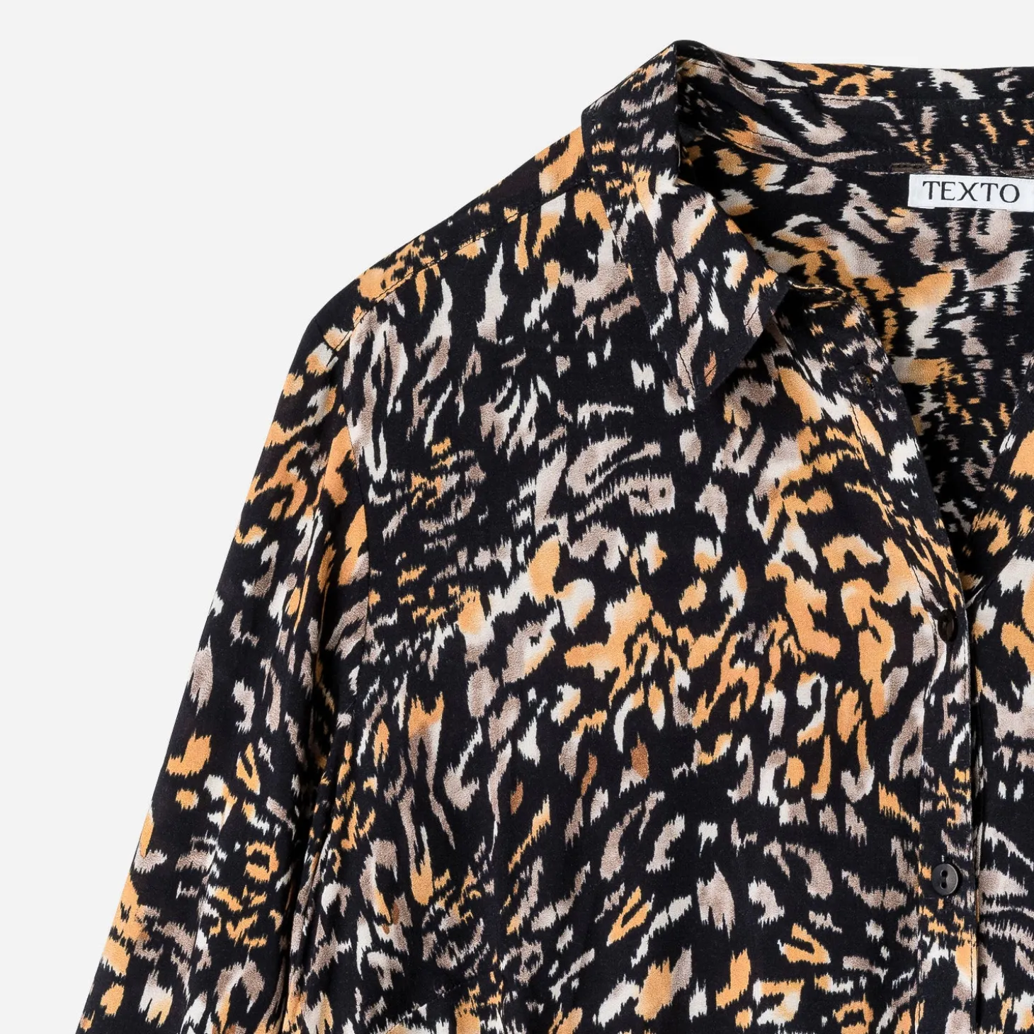 Chemisier femme TEXTO effet léopard