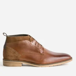 Chukka boots cognac cuir