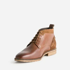 Chukka boots cognac cuir