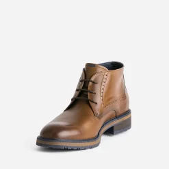 Chukka boots FLUCHOS marron en cuir