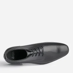 Chukka boots noir en cuir