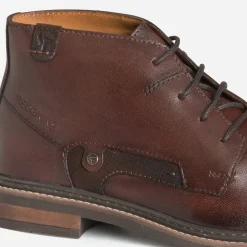 Chukka boots REDSKINS marron en cuir