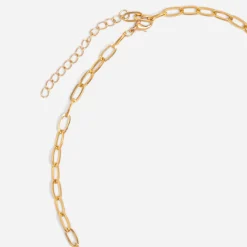 Collier jaune métal