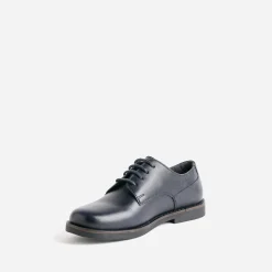 Derby BUGGY marine en cuir