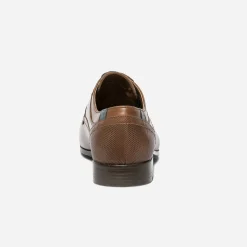 Derby camel en cuir éco-conçu