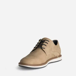 Derby confort beige embossé