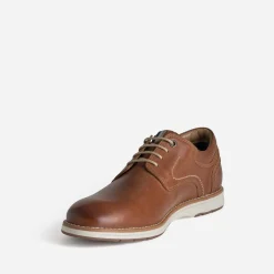 Derby confort cognac cuir