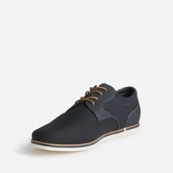 Derby confort marine en toile