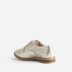 Derby ERAM FLEX doré cuir ajouré