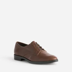 Derby ERAM FLEX marron en cuir