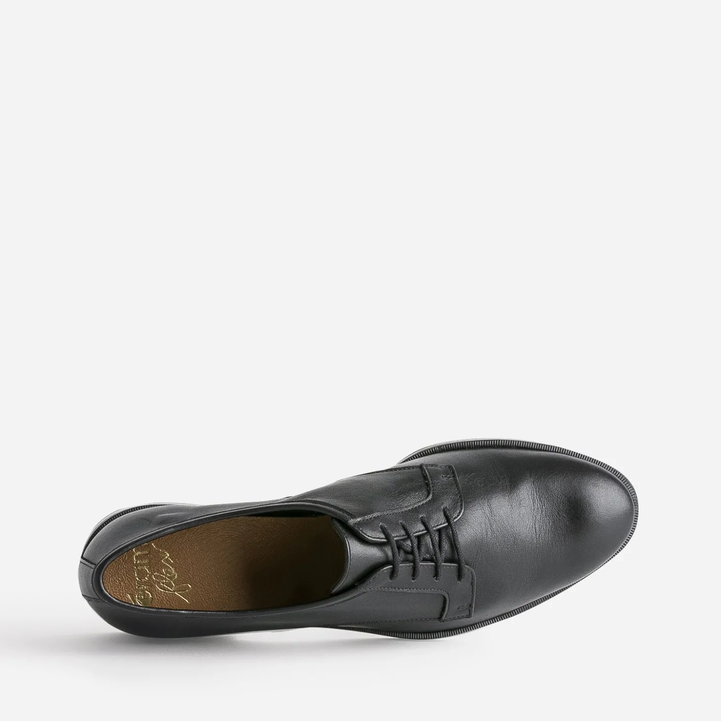 Derby ERAM FLEX noir en cuir