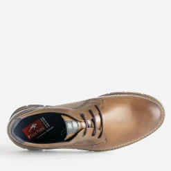 Derby FLUCHOS camel en cuir