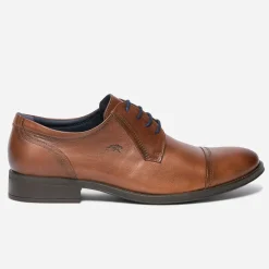 Derby FLUCHOS cognac en cuir