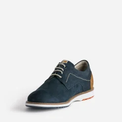 Derby FLUCHOS marine cuir nubuck