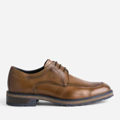 Derby FLUCHOS marron clair en cuir