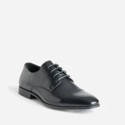 Derby noir bout droit