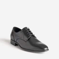 Derby noir cuir