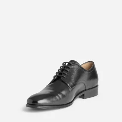 Derby noir cuir