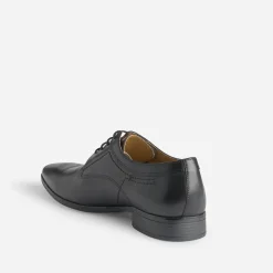 Derby noir en cuir
