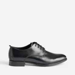Derby noir en cuir