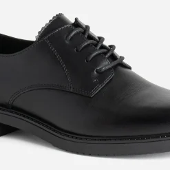 Derby noir en cuir