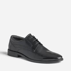 Derby noir en cuir