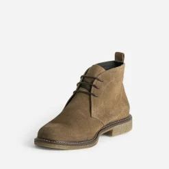 Desert Boots camel en cuir velours