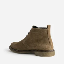 Desert Boots camel en cuir velours