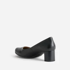 Escarpin ERAM FLEX noir en cuir