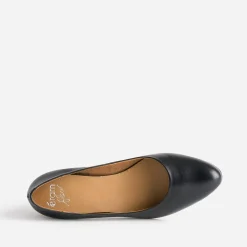 Escarpin ERAM FLEX noir en cuir