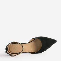 Escarpin TEXTO noir à bride-bijou cheville