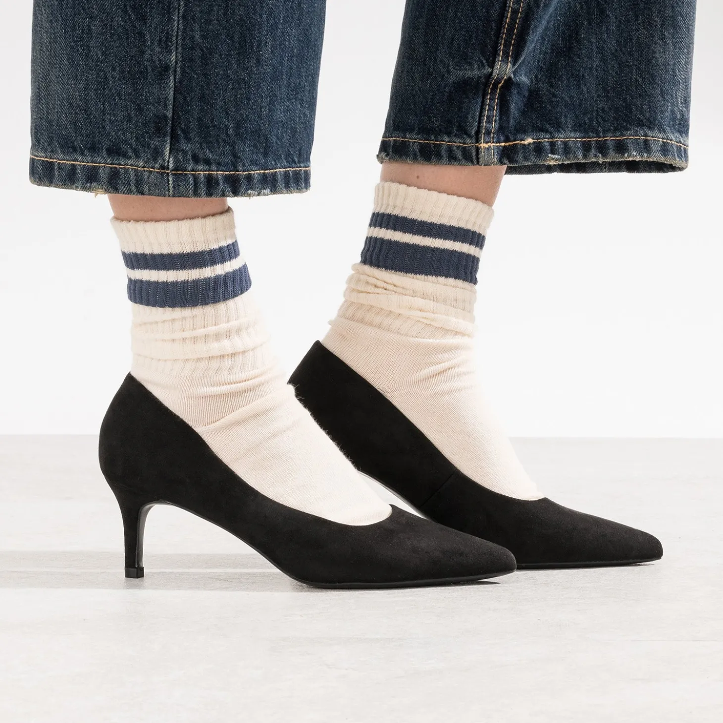 Escarpin TEXTO noir suédé