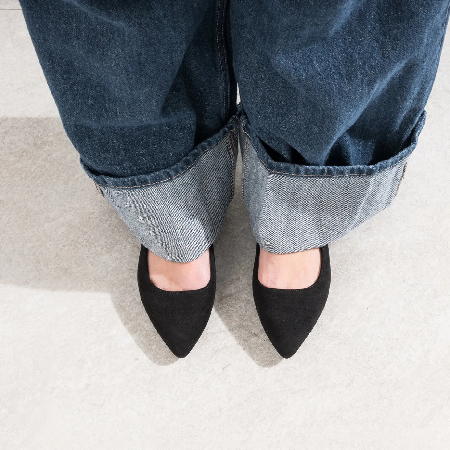 Escarpin TEXTO noir suédé