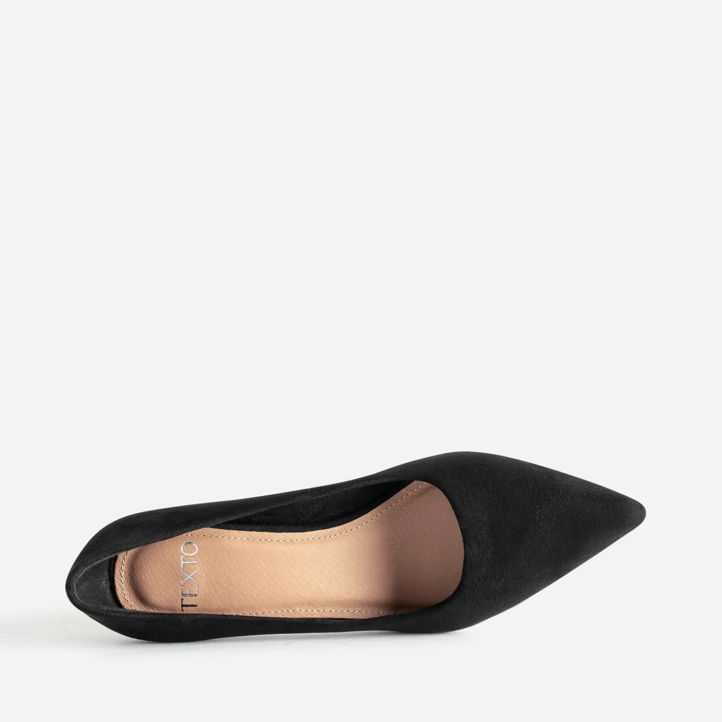 Escarpin TEXTO noir suédé