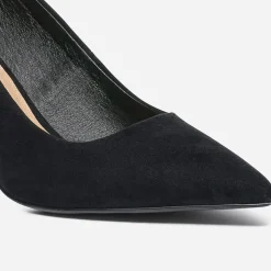 Escarpin TEXTO noir suédé éco-conçu à talon fin