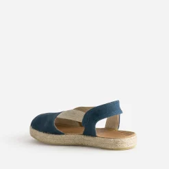 Espadrille bleue toile éco-conçu