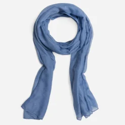 Foulard bleu pastel pailleté