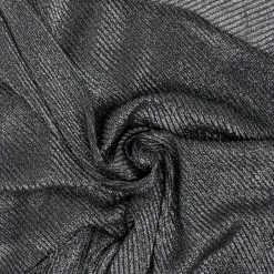 Foulard TEXTO noir pailleté et plissé