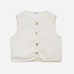 Gilet TEXTO écru sans manches