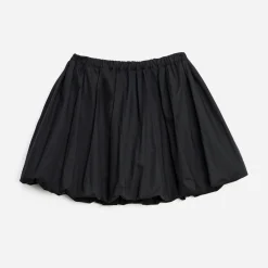 Jupe noire TEXTO plissée à volants