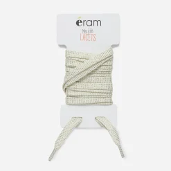 Lacets beige et or