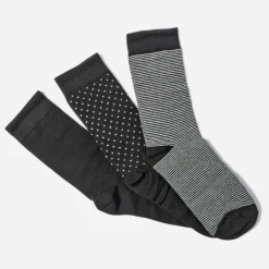 Lot de 3 paires de chaussettes noires