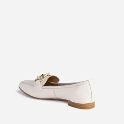 Mocassin beige éco-conçu en cuir