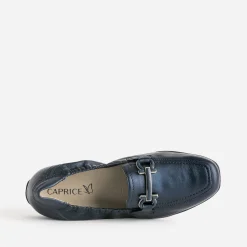 Mocassin CAPRICE bleu marine cuir nacré
