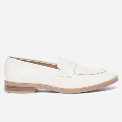 Mocassin ERAM FLEX écru cuir verni