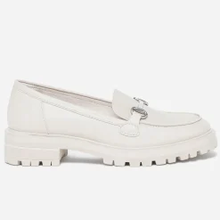 Mocassin TEXTO beige à semelle crantée