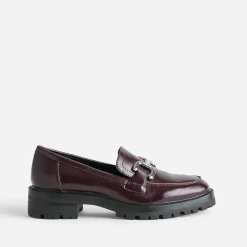 Mocassin TEXTO bordeaux à maxi mors