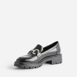 Mocassin TEXTO noir à maxi mors