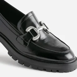 Mocassin TEXTO noir à maxi mors