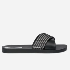 Mule IPANEMA noire à brides croisées